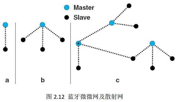 图 2.12 蓝牙微微网及散射网