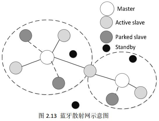 图 2.13 蓝牙散射网示意图