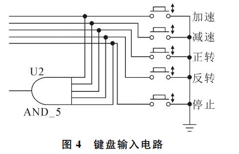 图4 键盘输入电路